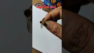 honey bee 🐝 #beedrawing #honeybee #drawing #art #artandcraft #viral #trending