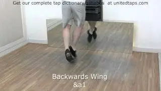 Backwards Wing Tap Dance Move Shown by Rod Howell