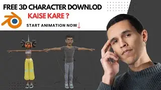 FREE 3D Characters Download for Blender | Best Websites & Easy Import Tutorial