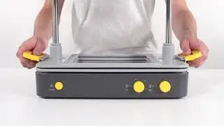 How do I clamp the trays together?
