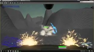 Unreal Engine 4 - Hovertank Game [Vehicle Shields]
