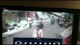 Delhi bomb blast | live cctv footage #