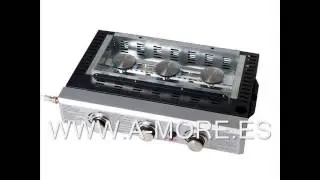 Plancha de gas Domoclip Doc105 antiadherente