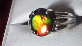 Alberta Ammolite Ring