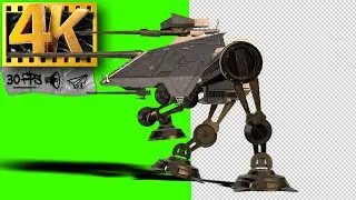 Star Wars | AT-AP  Walker Green Screen  - Footage 4K