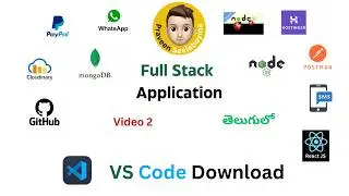 Full Stack Application | Video 2 | #ccbp | Vs code download