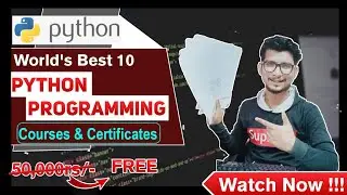 10+ Free python courses with certificate | python free Certification | python certification | Python