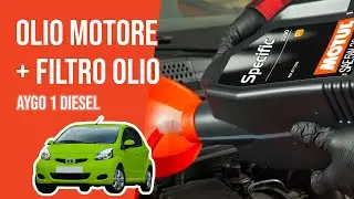 Cambio olio motore e filtro dell'olio Aygo 1 1.4d 🛢