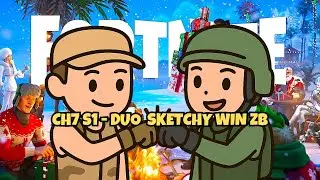 Fortnite Chapter 7 Season 1 – Sketchy Duo Win (Zero Build)