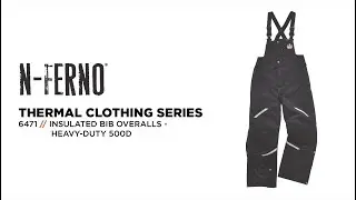 N-Ferno&reg; 6471 Insulated Bib Overalls Are Built for Heavy-Duty Protection and Warmth in Extreme Cold
