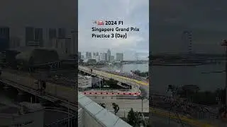 🏁🚘 2024 F1 Singapore Grand Prix Practice 3 (Day) | #shorts #F1 #grandprix #fullertonbaysuite
