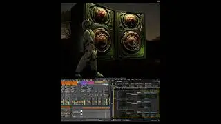 Ableton to Unreal Engine link via OSC. #biopunk #aiart