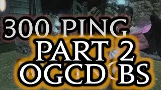 FFXIV 300 Ping oGCD Weaving vs 50 Ping Comparison