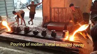 Visit to foundry casting factory | Cupola furnace for making Cast Iron (CI) foundry shop Tour(hindi)