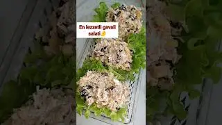 en lezzetli gavali salati🤌#gavalisalati#salatlar#salat