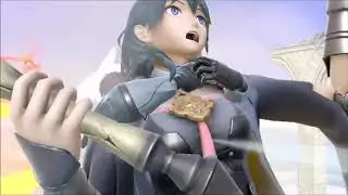 [SSBU] Snake Grabs Byleth (F) Ryona リョナ