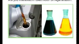 Used motor oil regeneration