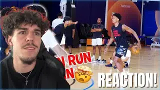 DanielB12 REAGIERT auf NBA Open Run in Spain on the Water with Shaedon Sharpe & Amen Thompson😍🏀