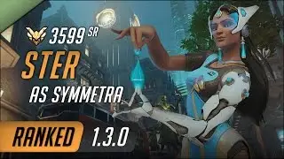 [SR:3599] Ster as Symmetra on King's Row Defend / S2 Master Ranked Gameplay 1.3.0