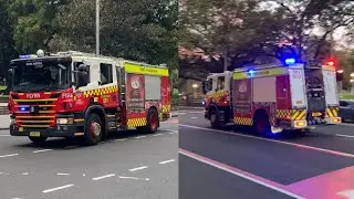 (RUMBLER USAGE!) FRNSW [CITY OF SYDNEY] Responding | Elizabeth St, Sydney