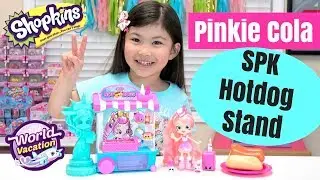 New Pinkie Cola USA Shoppie + SPK Hotdog Stand Shopkins Americas Season 8 World Vacation Rosa Pi&ntilde;ata