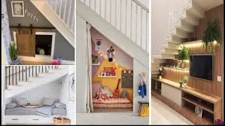 EMBAIXO DA ESCADA | 60 Ideias para APROVEITAR melhor esse ESPAÇO