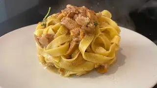 Tagliatelle ai Funghi Galletti (o gallinacci o finferli)