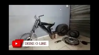 BIKE CHOPPER MOTORIZADA... parte 1 SUPER FÁCIL