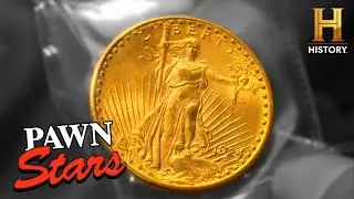 Rare Gold Coin Worth $1,500?! (Season 2) | Pawn Stars