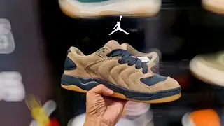 Jordan Session Khaki Tan & Midnight Navy &ndash; Detailed In-Store Look