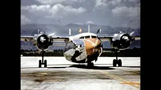 Airspeed Ambassador Aircraft at Cointrin Airport Geneva C1952, 1950s, F1012