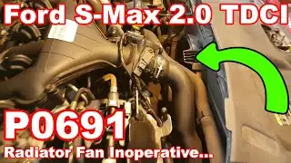 #1 Ford S-Max radiator fan not working... Fault finding and repair.