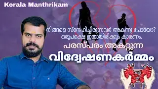 Kerala Mantrikam 9447320192 Vidweshanam | മന്ത്രവാദത്തിൽ  വിദ്വേഷണ കർമ്മം | K.P.Sreevasthav Alathur