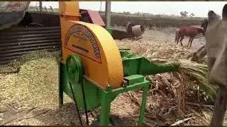 Venkatesh 3 hp blower chaff / fodder cutter machine /वेंकटेश 3 एच पी भोंगा चारा कुट्टी  मशीन