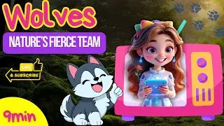 How Wolves Communicate & Hunt 🐺 | Amazing Animal Facts for Kids!