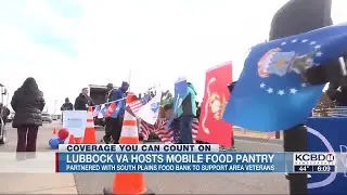 Lubbock VA clinic hosts mobile food pantry for veterans