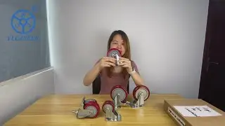 Amazon's most popular heavy duty casters-red casters