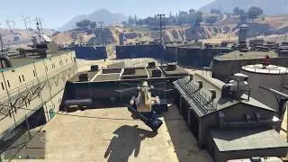GTA 5 - Using a cargobob to steal a prison bus with no stars. (no cheats used)