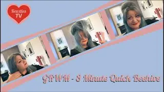 GRWM | 8 Minute Quick Beehive | with Lynsey Le Keux