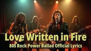 Love Written in Fire &ndash; 80s Rock Love Ballad Official Music Video