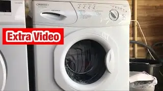 Hotpoint WMA30 washing machine || Extra video - unbalanced slow down from 1000 rpm