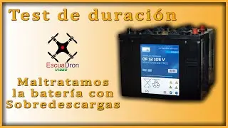 Sobredescargas continuadas a batería de gel. Test de duración.