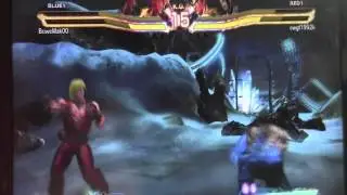 Street Fighter X Tekken Online Ryu & Ken vs Juri & Jin - Ranking match