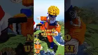 HD | Naruto Uzumaki Minecraft Build Challenge ! #shorts #minecraft #minecraftshorts