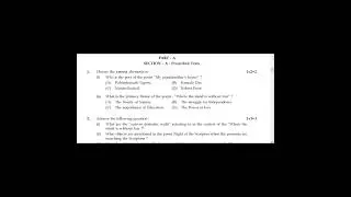 nios English (302) Set-B October - 2024 Exam Question Paper #nios #exampaper