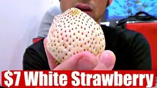 $7 White Strawberry in Japan - Weird Fruit Explorer Ep 170