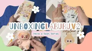Unboxing POPMART The Monster's - Have a Seat Plush Series Blind Box | Labubu V2 