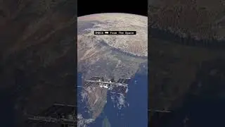 India 🇮🇳 from space 🌍☄️#INDIA #space #nasa #isro