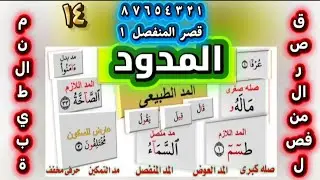 الدرس الخامس والستون/أحكام المدود في القرءان/الحلقة الرابعة عشر/حالات قصر المنفصل من الطيبة﴿١﴾.
