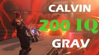 CALVIN 200 IQ GRAV - Overwatch Daily Funny Moments (Stream Highlights)